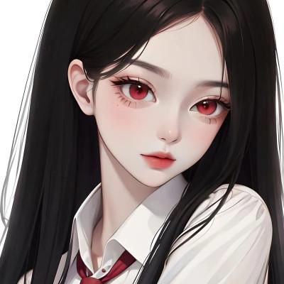 ai手绘头像女