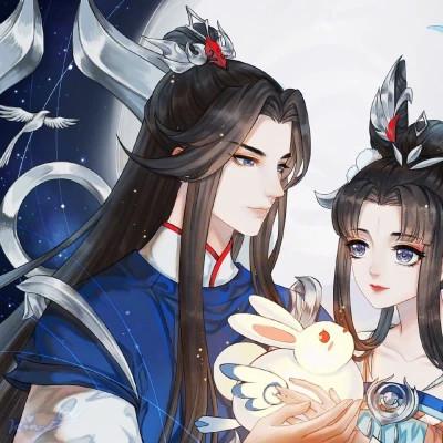 有点羞涩的情侣头像动漫34张