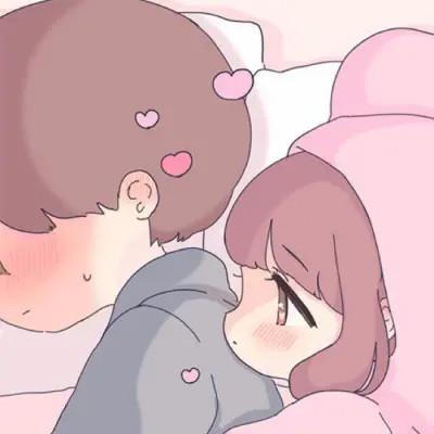 好看的不易撞动漫情侣头像23对