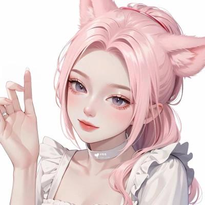 ai手绘头像女