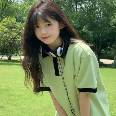 好看的绿色头像女生高清图片36张，清新透亮