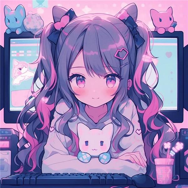 超酷电竞少女动漫头像图片（精选15张）