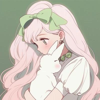 32张旧漫女生头像一览：回味经典的漫画风格