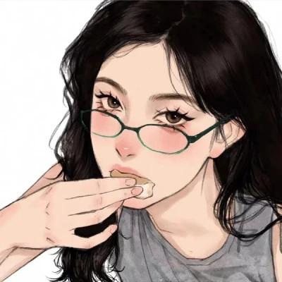 有品位的微信头像女卡通手绘32张