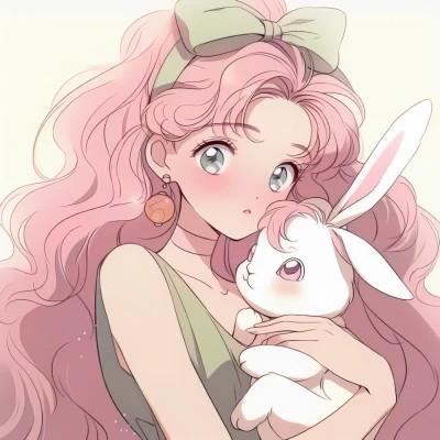 32张旧漫女生头像一览：回味经典的漫画风格