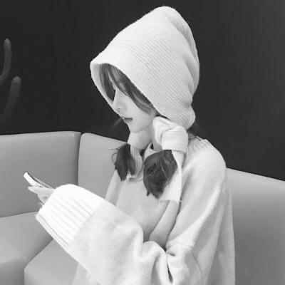 高级感美女头像高清黑白