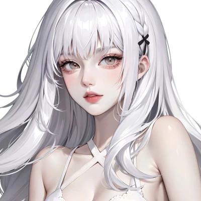 ai女头像插画高清图片32张