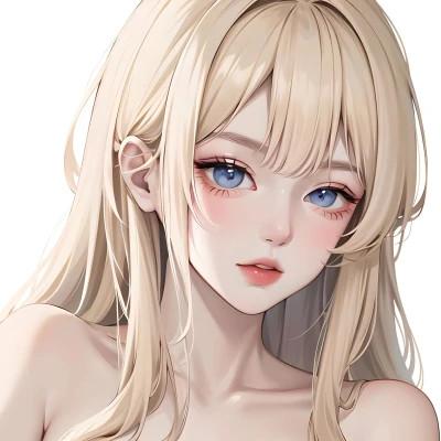 ai手绘头像女