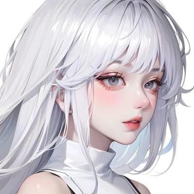 ai女头像插画高清图片32张