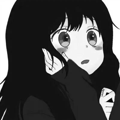 黑白漫画风情侣头像一对两张16组，简约而纯粹