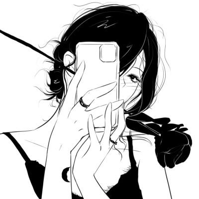 黑白漫画风情侣头像一对两张16组，简约而纯粹