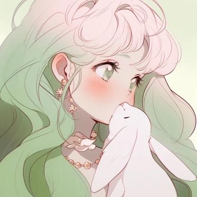 32张旧漫女生头像一览：回味经典的漫画风格