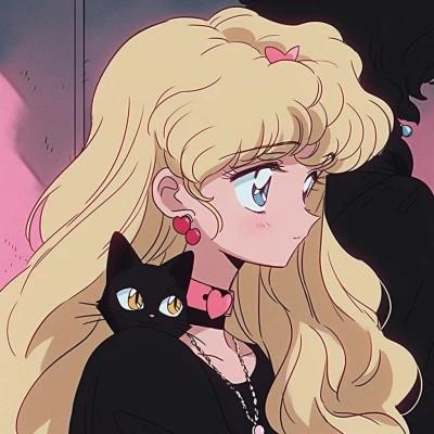 32张旧漫女生头像一览：回味经典的漫画风格