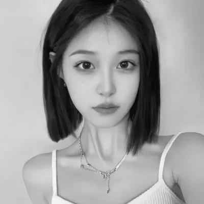 女黑白头像图片真人版52张，逆流而上的黑白文化