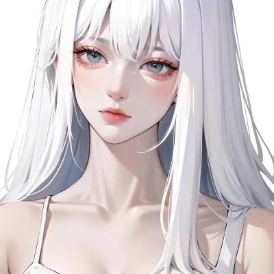 ai手绘头像女