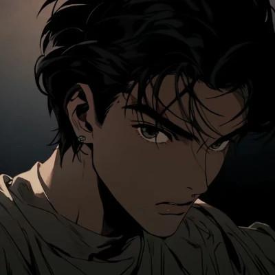 复古旧漫风格高清男生头像图片合集32张