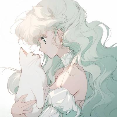 32张旧漫女生头像一览：回味经典的漫画风格