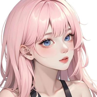 ai手绘头像女