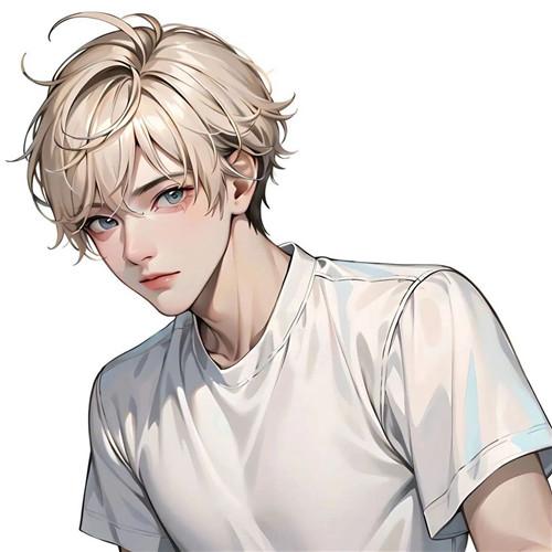 AI画一男一女头像图片高清16张