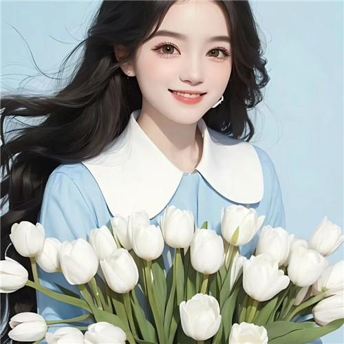 郁金香女生头像动漫图片合集30张
