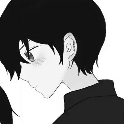 黑白漫画风情侣头像一对两张16组，简约而纯粹