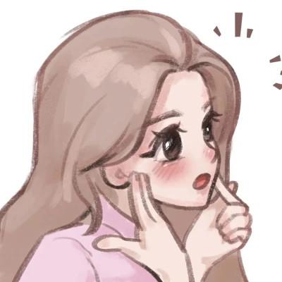 有品位的微信头像女卡通手绘32张