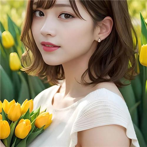 郁金香女生头像动漫图片合集30张