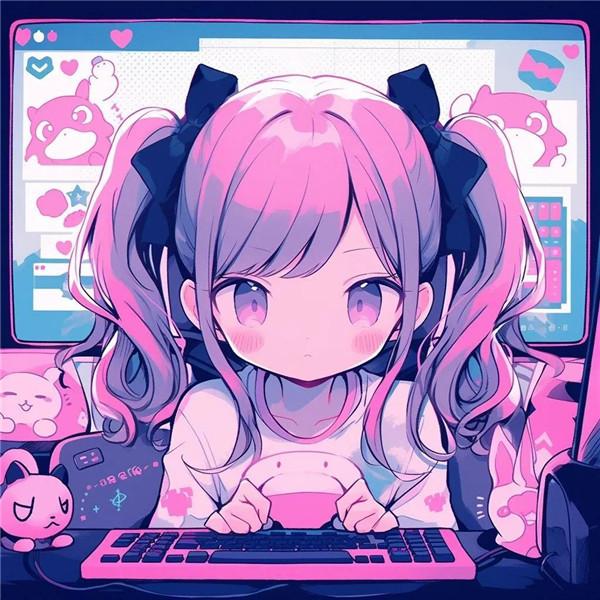 超酷电竞少女动漫头像图片（精选15张）