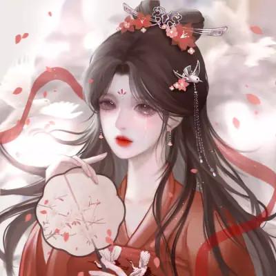 有品位的微信头像女卡通手绘32张