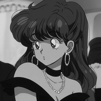 女生日系ins风漫画头像黑白60张