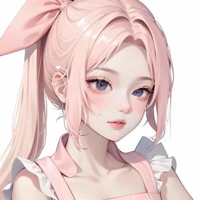 ai手绘头像女