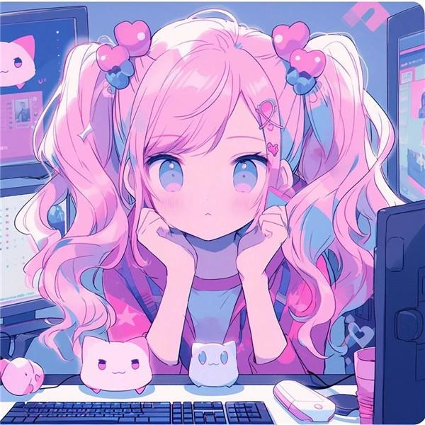 超酷电竞少女动漫头像图片（精选15张）