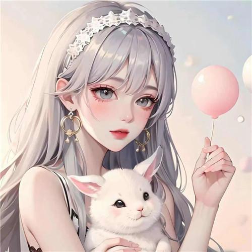 AI画一男一女头像图片高清16张