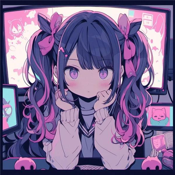 超酷电竞少女动漫头像图片（精选15张）
