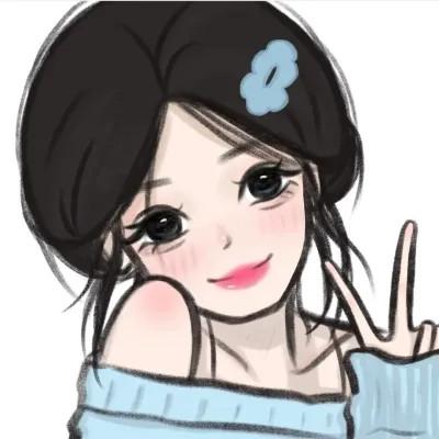 有品位的微信头像女卡通手绘32张