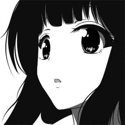 黑白漫画风情侣头像一对两张16组，简约而纯粹