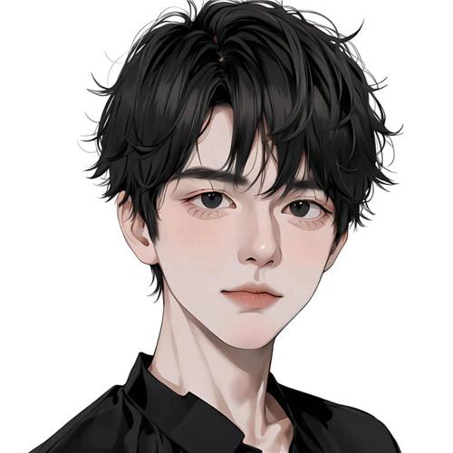 AI画一男一女头像图片高清16张