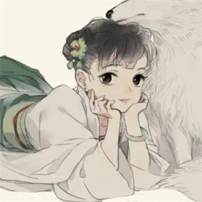 好看的不易撞动漫情侣头像23对