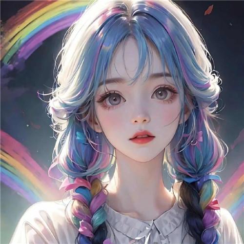 AI画一男一女头像图片高清16张