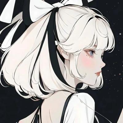 32张旧漫女生头像一览：回味经典的漫画风格