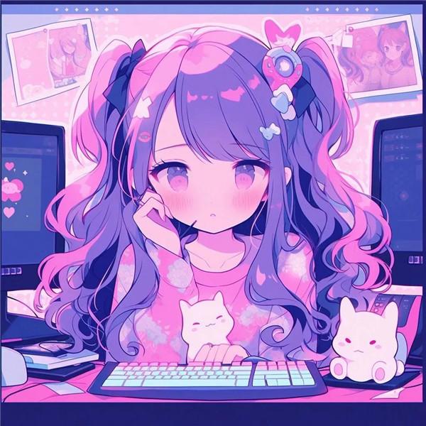 超酷电竞少女动漫头像图片（精选15张）
