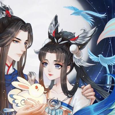 有点羞涩的情侣头像动漫34张