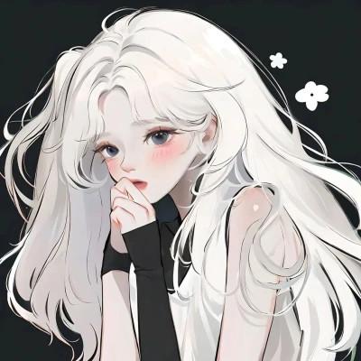 32张旧漫女生头像一览：回味经典的漫画风格