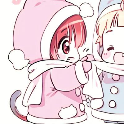 甜蜜漫画系情侣头像68张