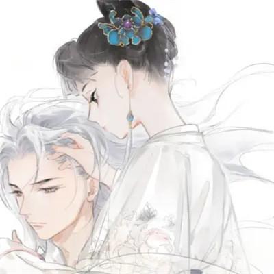 好看的不易撞动漫情侣头像23对