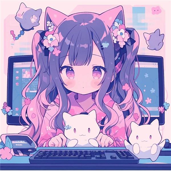 超酷电竞少女动漫头像图片（精选15张）