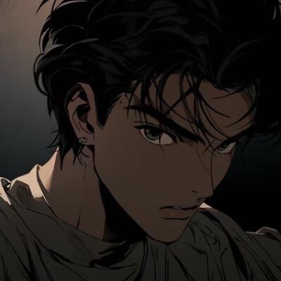 复古旧漫风格高清男生头像图片合集32张