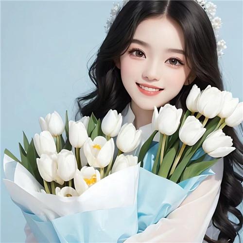 郁金香女生头像动漫图片合集30张
