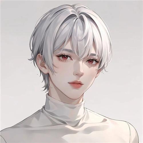 AI画一男一女头像图片高清16张