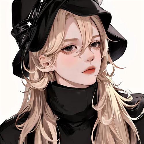 AI画一男一女头像图片高清16张